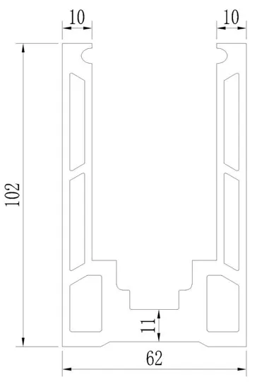U-channel Railings / Design 009
