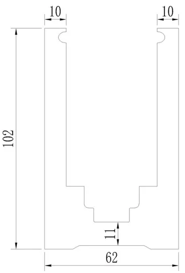 U-channel Railings / Design 010