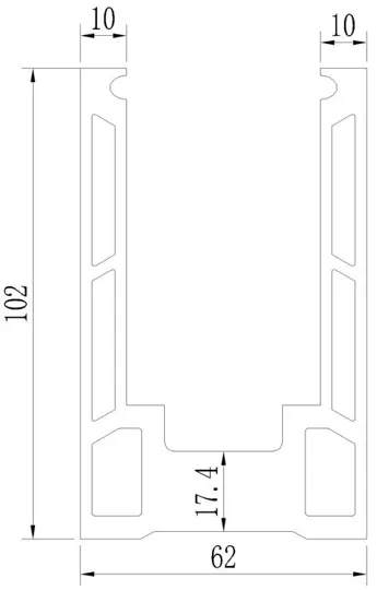 U-channel Railings / Design 012