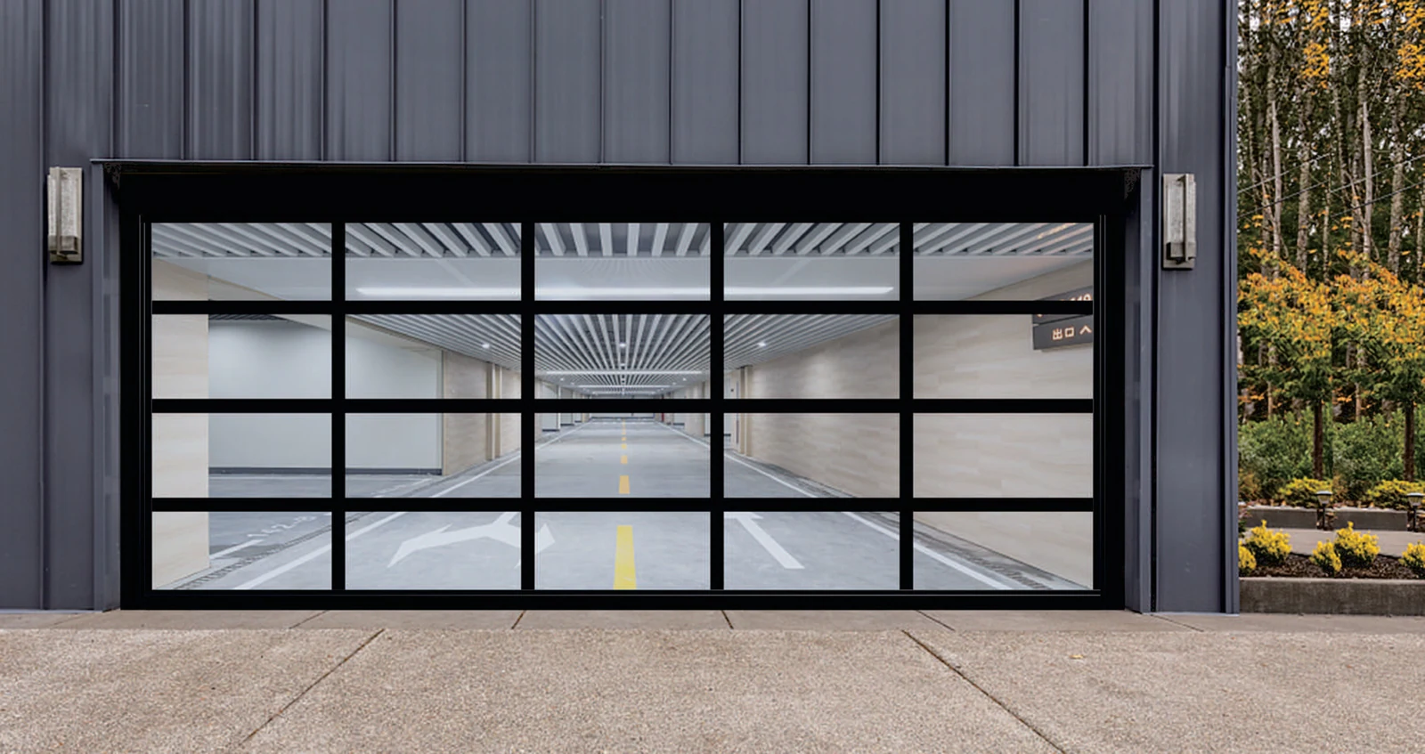 Glass Sectional Doors